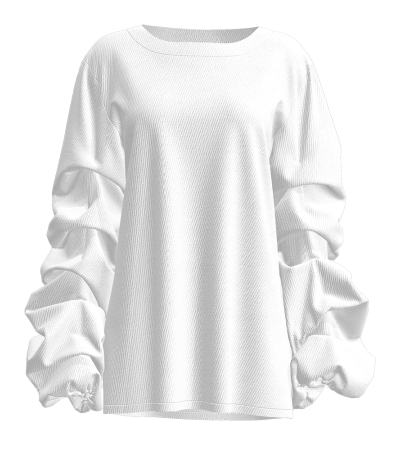 女士长袖上衣XJB6118 - 涤毛圈-230g/S