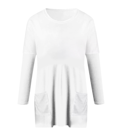 长款落肩袖LTW20068_D - 仿棉-180g/S