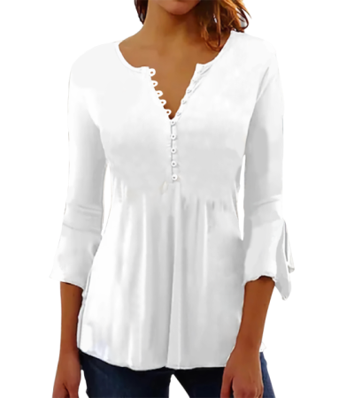 女数码印前中10粒扣圆领-LTW20354 - 仿棉-180g/S