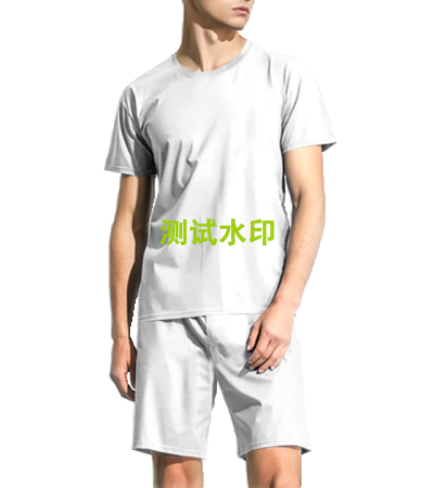 男款插肩袖家居服-A0067X - 仿棉-180g/S