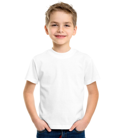 PTTN 3D欧码儿童短袖（R0056） - 仿棉-180g/XS