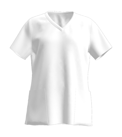 V领贴袋短袖T恤LTW20265 - 仿棉-180g/S