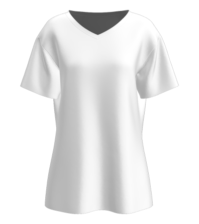 女士短袖T恤XJP0166A - 仿棉-200g/S