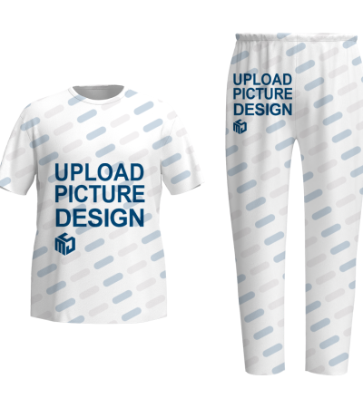 圆领短袖双侧袋长裤男士套装-DLZ009 - 针眼布-140g/XL