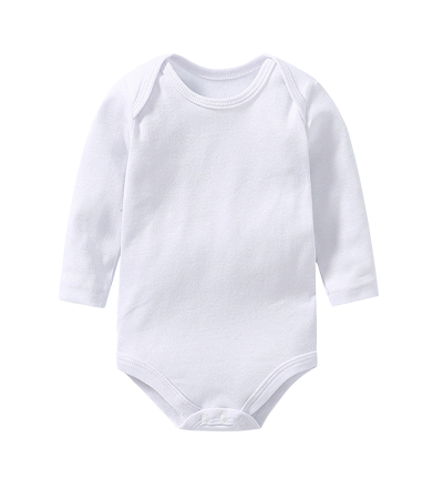 长袖爬爬服包边（R0119） - 鸟眼布-140g/3M