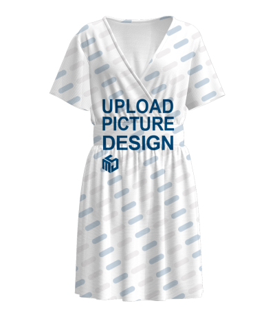 V领连衣裙HY004 - 牛奶丝-170g/XS