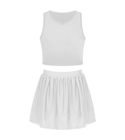 女士裙子套装内衬A0095L - 牛奶丝-110g/4XS