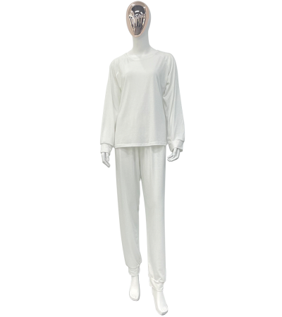 女士插肩袖家居服A0068 - 仿棉-180g/S