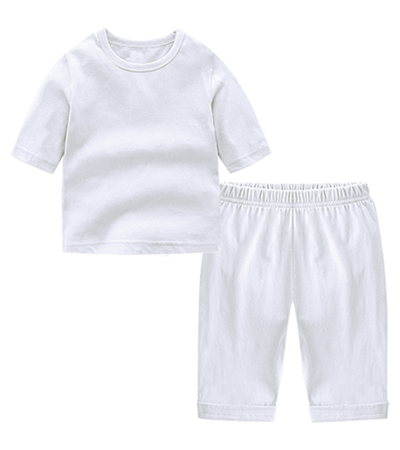 E-DKJJTZ     短款儿童家居服套装（R0023） - 仿棉-180g/80