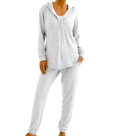 女连帽卫裤套装LTWJ21064 - 涤毛圈-280g/S