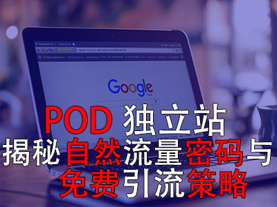 POD独立站：揭秘自然流量密码与免费引流策略