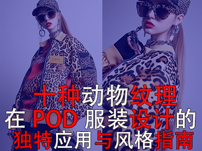 十种动物纹理在POD服装设计中的独特应用与风格指南 十种动物纹理在POD服装设计中的独特应用与风格指南