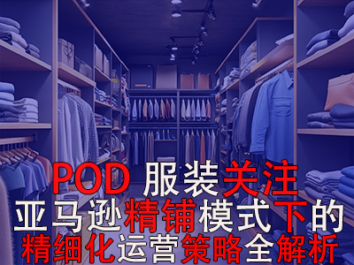POD服装关注：亚马逊精铺模式下的精细化运营策略全解析
