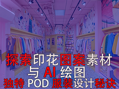 探索印花图案素材与AI绘图:打造独特POD服装设计的秘诀 探索印花图案素材与AI绘图:打造独特POD服装设计的秘诀