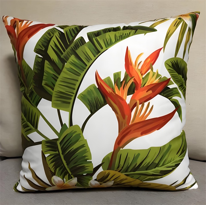 POD模式入门设计之植物印花抱枕