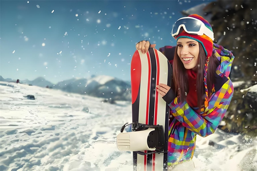 户外运动服装pod的设计主题之滑雪