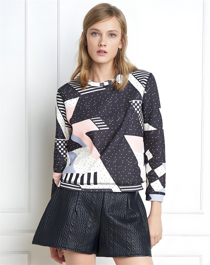 定制卫衣全幅印花的设计元素推荐之几何魅力