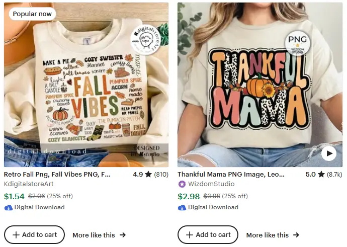 跨境选品思路，秋冬T恤设计元素推荐之感恩节主题