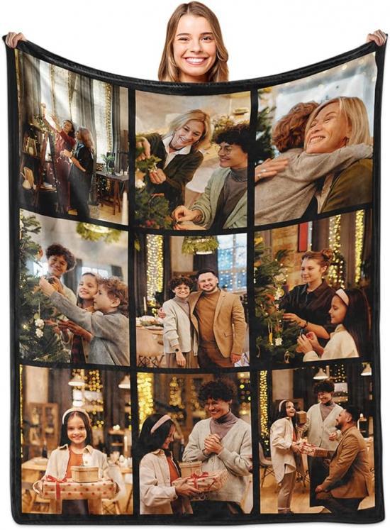 POD一件定制个性化毛毯